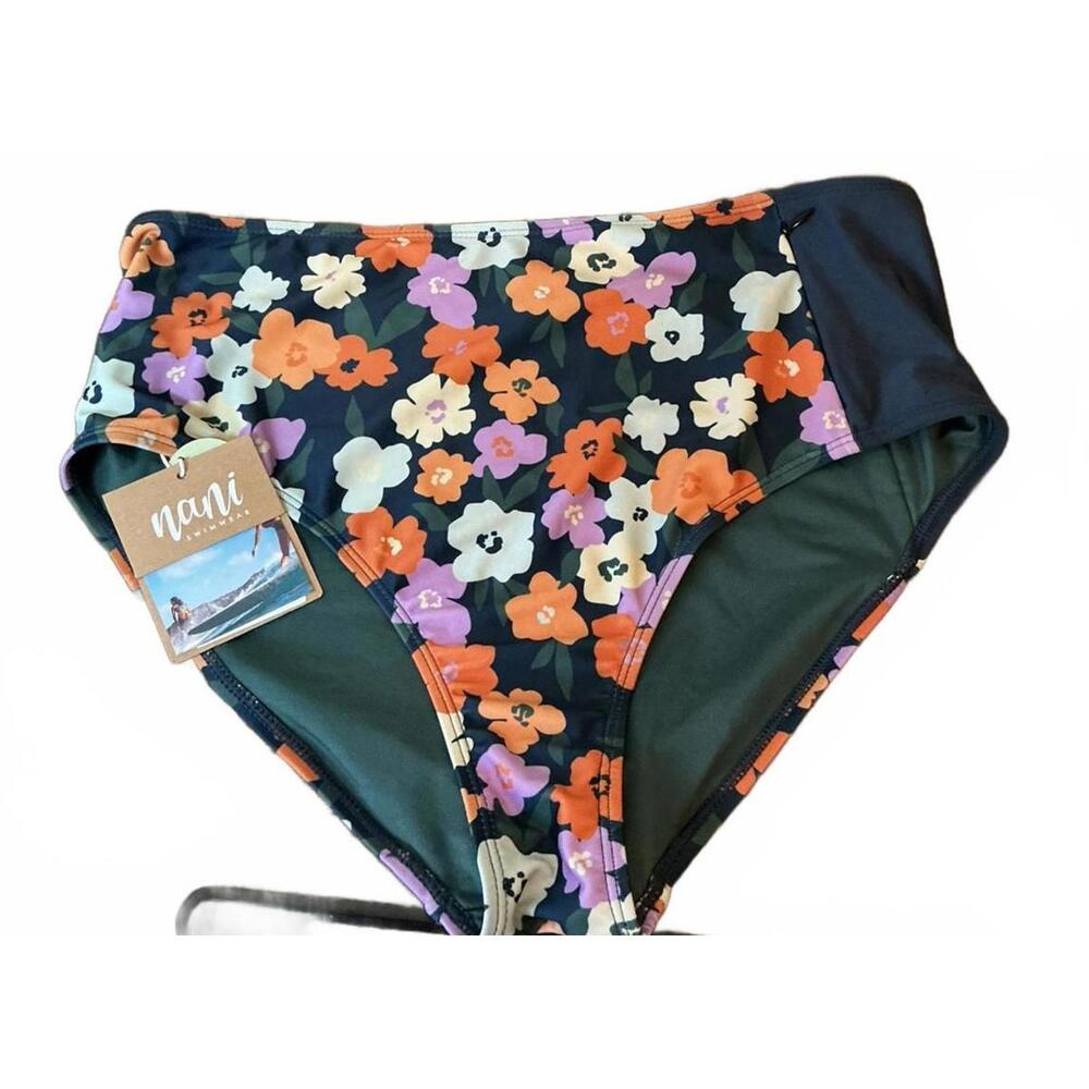 Floral High-Waist Bikini Bottom - Multi Floral